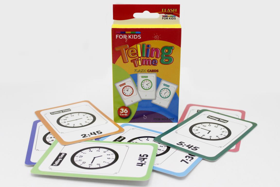 Telling Time Flash Cards (F-052)